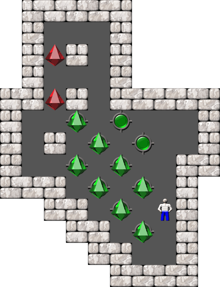 Sokoban Sasquatch XII level 46